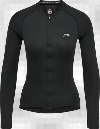 newline Women's Womens CORE Bike L/S Jersey Shirt, Schwarz, XS