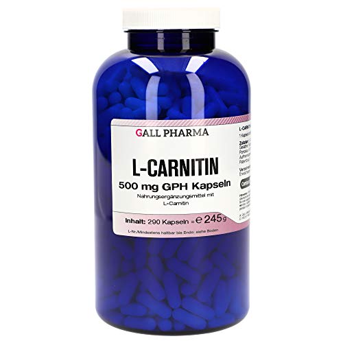 Gall Pharma L-Carnitin 500 mg GPH Kapseln 290 Stück