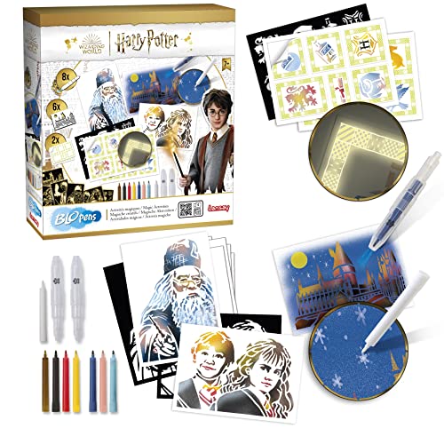 Blopens - Freizeit-Set Harry Potter - Zeichnungen und Färbung - Ab 7 Jahren - Lansay