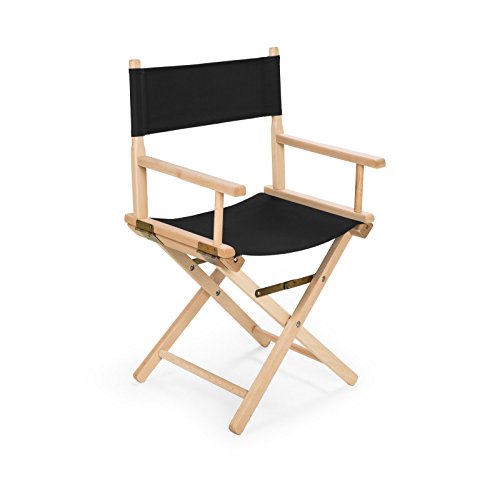 IMPWOOD REGIESTUHL Stuhl aus Holz Campingstuhl (schwarz)