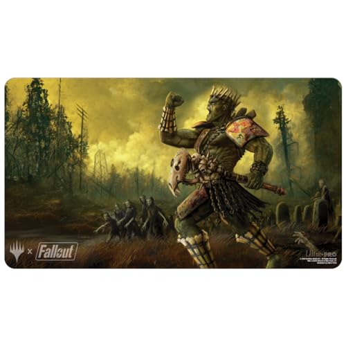 Ultra PRO - Fallout Playmat - Grave Titan - for Magic: The Gathering, Limited Edition Collectible Trading Tabletop Gaming Essentials Accessory Supplies
