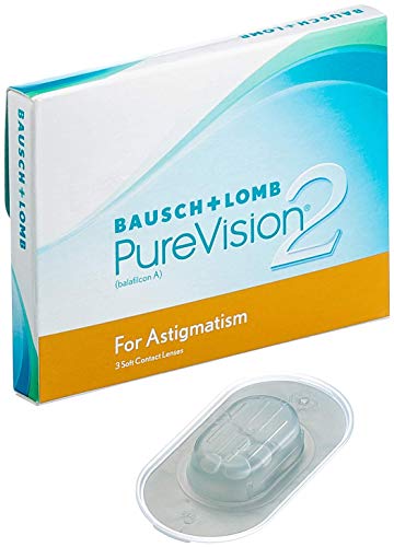 PureVision2 HD for Astigmatism Monatslinsen weich, 3 Stück / BC 8.90 mm / DIA 14.50 CYL -2.25 / ACHSE 180 / -07.50 Dioptrien