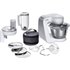Bosch Haushalt MUM58W20 Küchenmaschine 1000W Weiß, Silber (matt)