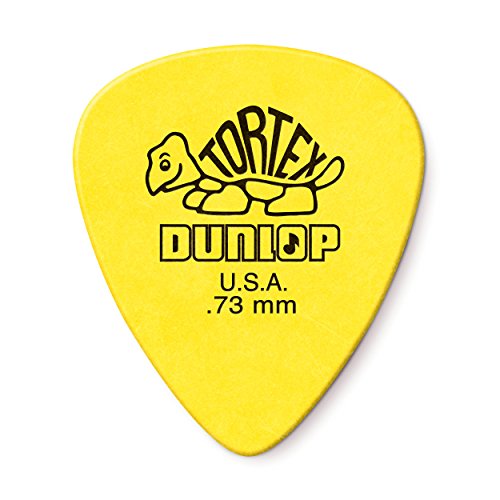 Dunlop DL P 0035 418 R.73 Tortex Standard Player's Picks gelb