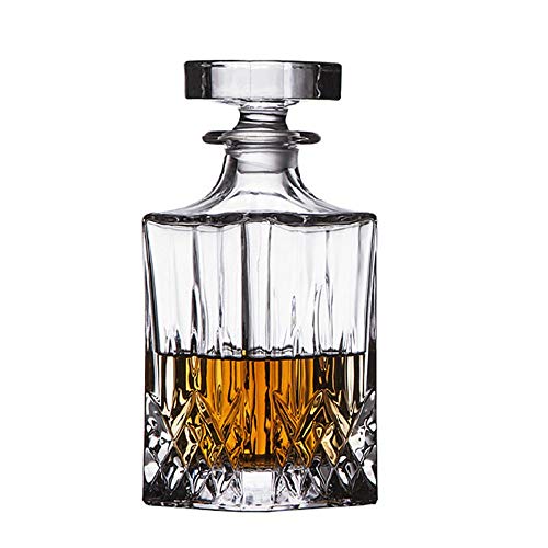 Yaunli Decanter Weinflasche Whiskey Decanter Set leicht zu reinigen for Spirituosen Scotch Bourbon oder Wein Flasche Dekanter und Belüfter (Farbe : Photo Colors, Size : 750ml)