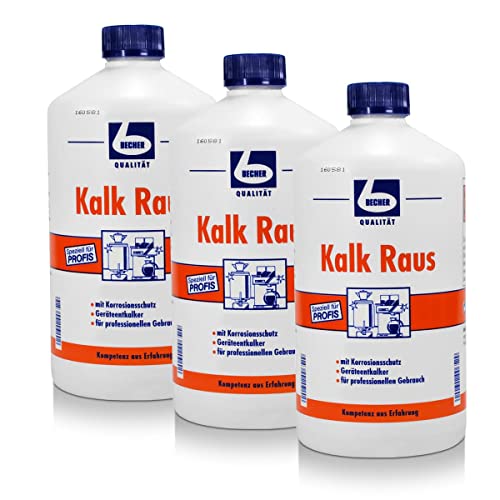3x Dr. Becher Kalk Raus 1 Liter Geräteentkalker