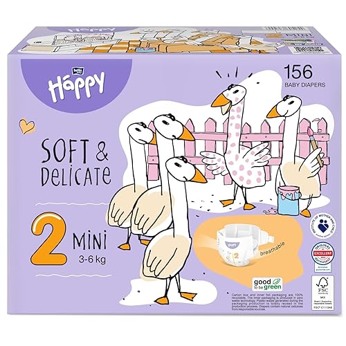 bella baby Happy Windeln Gr.2 Mini 3-6 kg HAPPY BOX 156 Stück