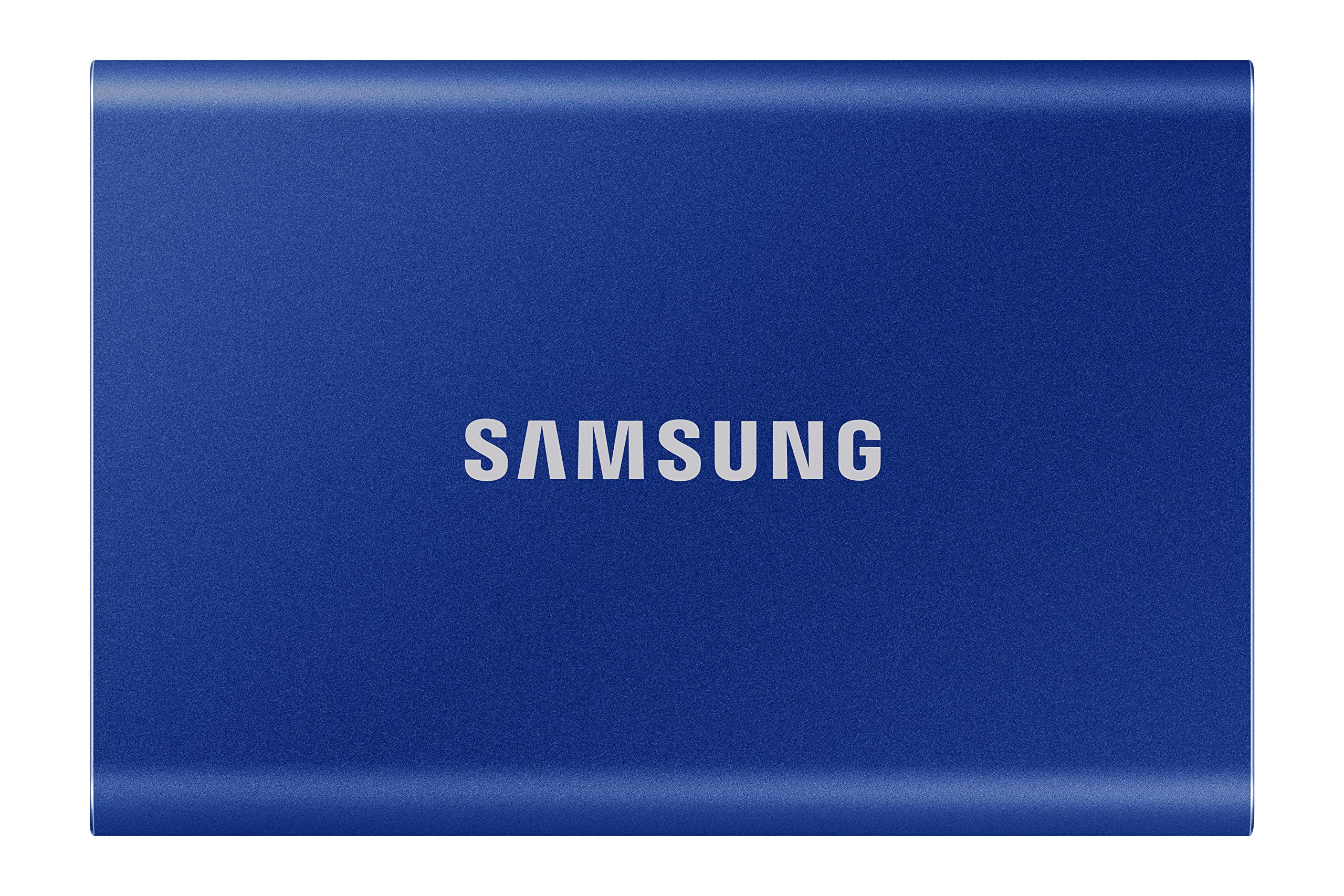 Samsung Portable SSD T7, 1 TB, USB 3.2 Gen.2, 1.050 MB/s Lesen, 1.000 MB/s Schreiben, Externe SSD Festplatte für Mac, PC, Smartphone und Spielkonsole, Indigo Blue, MU-PC1T0H/WW