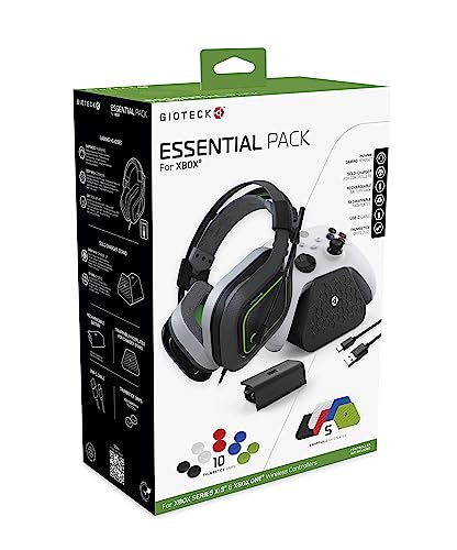 Gioteck - Essential Pack for Wireless Controller Xbox One/Xbox Series X (5 Colours)