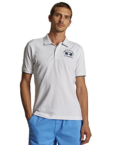 La Martina - Herren-Poloshirt Regular fit, Signalweiß, Man