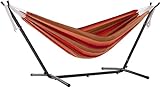 Vivere C8SUNSU Sunbrella®-Hängematte mit Gestell Sunset (8 Fuß)