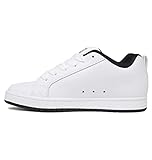 DC Shoes Herren Court Graffik Skate Shoe, White Black Black, 42 EU
