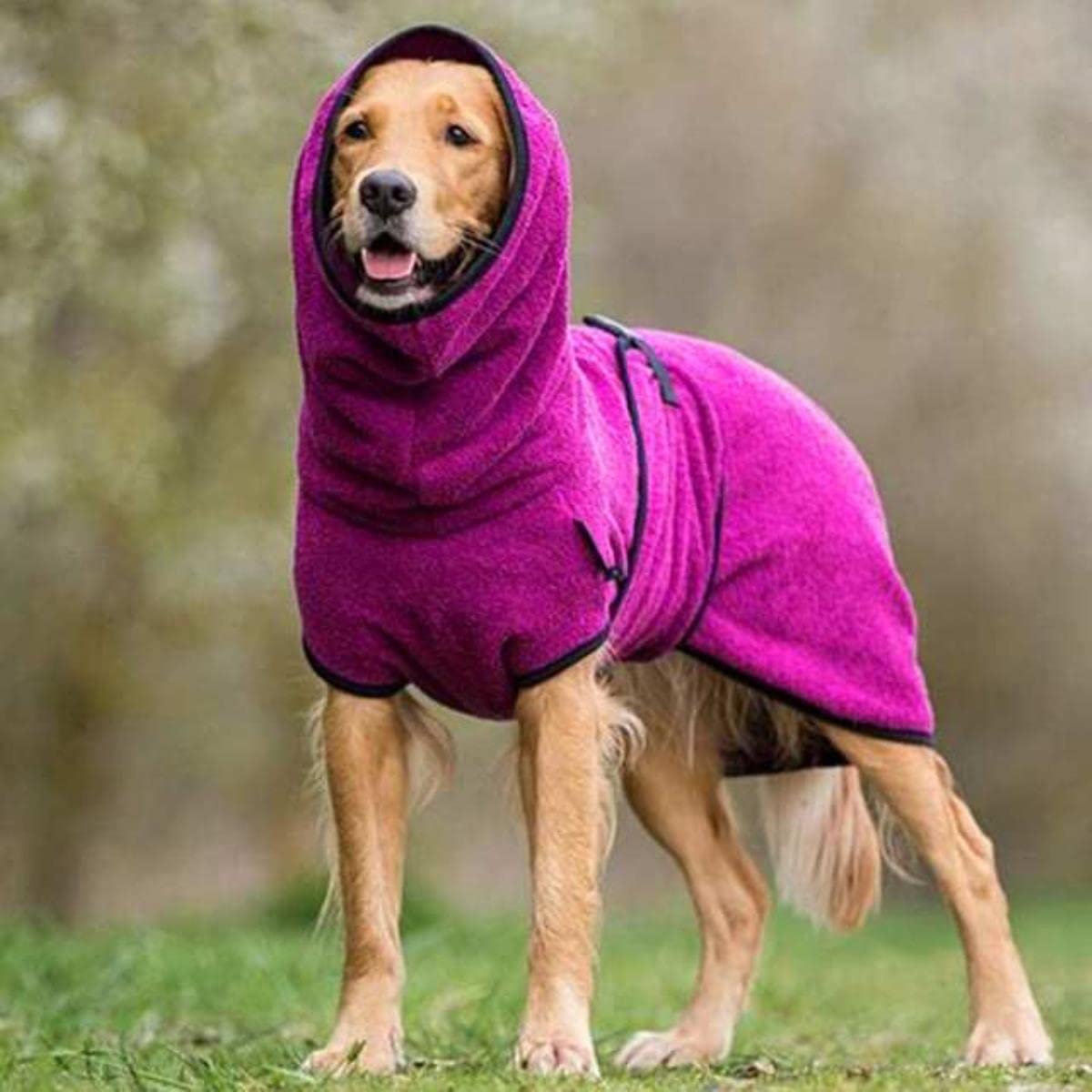Europäische und amerikanische Haustierkleidung Fleece Samt Warm halten Goldener Hund Dicke Kleidung Heimtierbedarf Wolfhound Shepherd