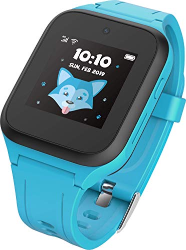 TCL Kinder Smartwatch 'MT40X' MOVETIME mit Nano SIM-Karte, GPS, Kamera und Notruftaste, Blau