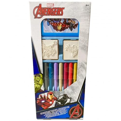 Set mit 9 Stiften von Avengers