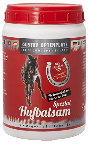 Gustav Optenplatz Spezial GO! Hufbalsam farblos mit Pro Vitamin B5 u. ätherischen Ölen 1000 ml