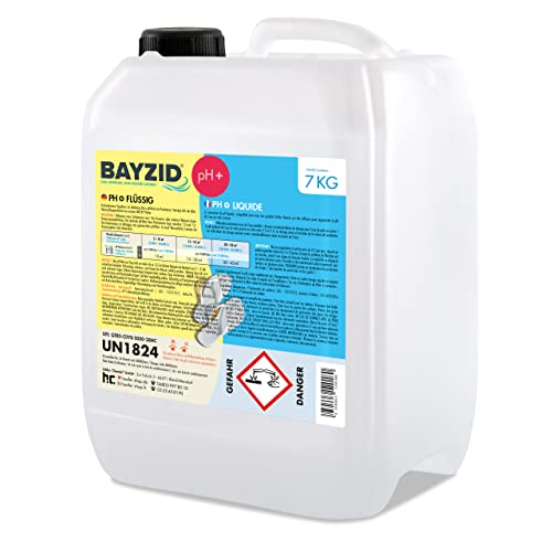 4 x 7 kg BAYZID® pH Heber flüssig von Höfer Chemie - für einen optimalen pH Wert und einwandfreie Wasserqualität im Pool