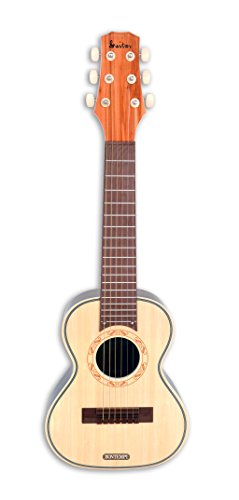 Bontempi 20 7015 Klassische-Gitarre mit 6 Metal-Saiten, Orange