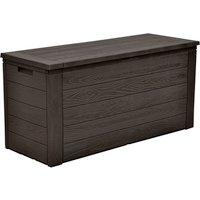 Auflagenbox Holz Optik Gartenbox Gartentruhe Auflagen Kissenbox Gartentruhe