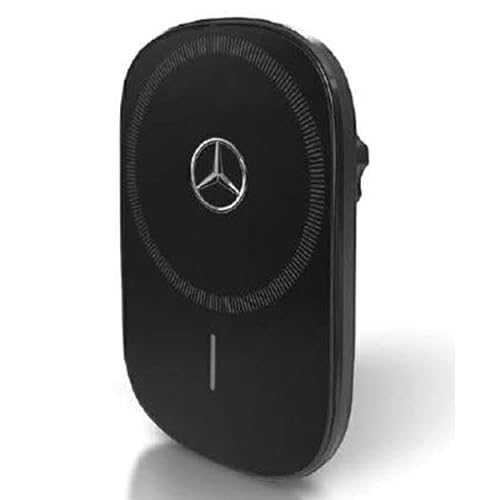Mercedes Induktives Ladegerät MEWCCGSLK 15W zum Gitter/Glas Schwarz Silver Stars