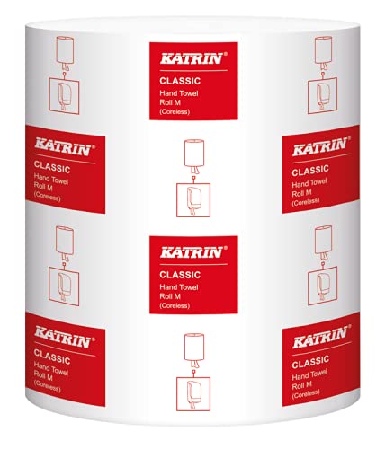 Handtuchrolle - Katrin Classic M ohne Hülse, weiß, 20,5 cm x 320,0 m, 1-lagig
