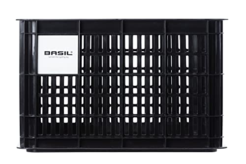 Basil B.V. Unisex – Erwachsene Crate Fahrradkaste, Schwarz, 45.25x35x25cm