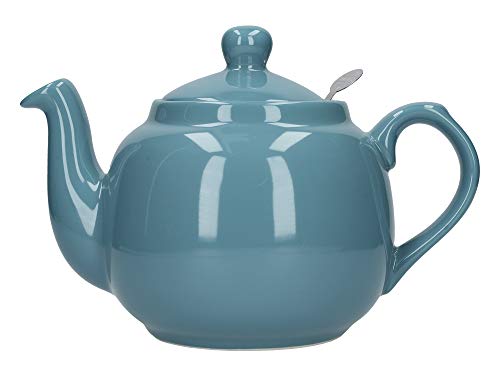 London Pottery 73402 Teekanne mit Teesieb Bauernhaus aus Keramik