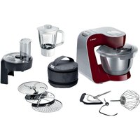 Bosch MUM5 Küchenmaschine 3,9 l Schwarz - Rot - Edelstahl 1000 W (MUM58CR60) - Sonderposten