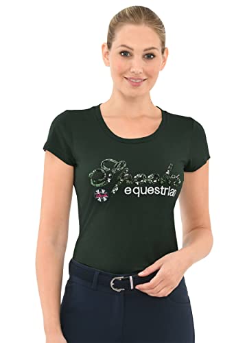 Roxie Sequin Shirt (Farbe: Dark Forest; Größe: XL)