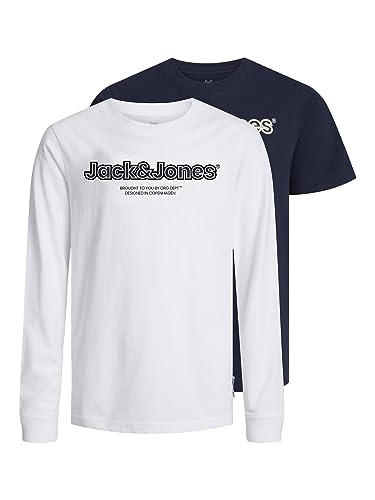 JACK&JONES JUNIOR Jorlakewood Branding Tee Mix Jnr 2Pk Mp