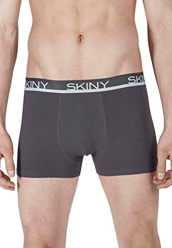 Skiny Herren Multipack Selection Pant 3er Pack Hipster, Mehrfarbig (Greyblueblack 2061), Medium (Herstellergröße: M) (