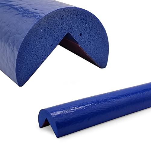 Betriebsausstattung24® Eckschutzprofil Typ A | Länge: 1,0 m | Material: hochflexiblem Polyurethan-Schaum | Selbstklebend | Farbe: blau | Kantenschutz