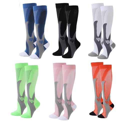 ROSSOM Comfy Calf Compression Socks, Comfycalf Compression Energizing Socks, Breathable Stretch Socks for Men Women, Compression Socks for Athletic Running Cycling (S/M,I)