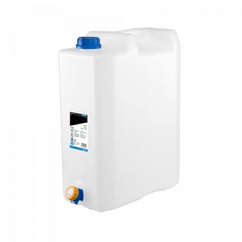 Wasserbehälter Wasserkanister mit Ablasshahn für Trinkwasser BPA-frei Kanister Wassertank Camping Tank Reisekanister (20L)