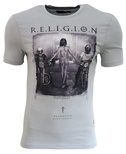 Religion Clothing Herren T-Shirt to The Victor (White, M)