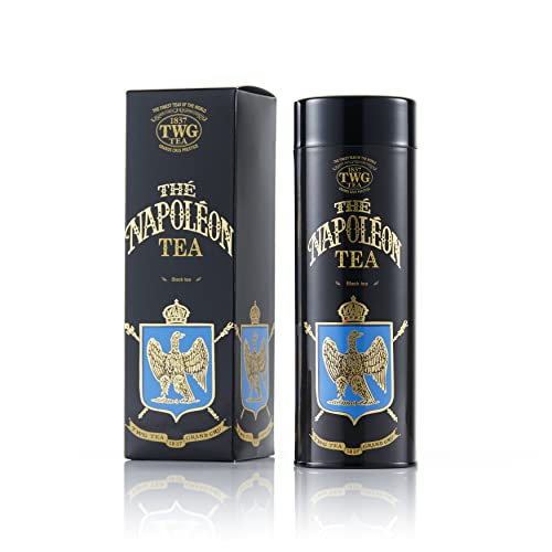 TWG Tea | Napoléon Tea | Schwarzer Tee | Karamellstücke | Haute Couture Dose, 100G | Geschenkset