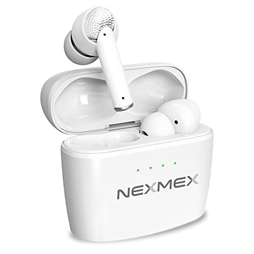 In-Ear Bluetooth 5.2 kabelloser Kopfhörer kompatibel für Samsung Galaxy Serie ANC Ohrhörer Geräuschunterdrückung, Smartphone:Samsung Galaxy A04/A04s/A04e, Farben:Weiss