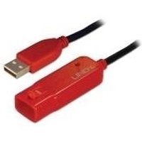 Lindy USB2.0 Active Extension Cable Pro - USB-Verlängerungskabel - USB Typ A, 4-polig (M) - USB Typ A, 4-polig (W) - 12,0m (USB / USB2.0) - aktives Kabel (Signalregenerierung) (42782)