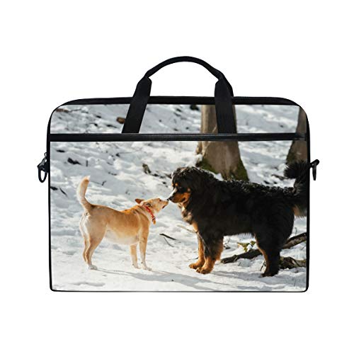LUNLUMO Berner Sennenhund 15 Zoll Laptop und Tablet Tasche Durable Tablet Sleeve für Business/College/Damen/Herren