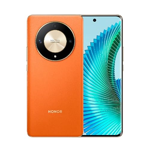 HONOR Magic 6 Lite Handy 5G, 8 + 256 GB, Qualcomm Snapdragon 6 Gen 1, 16,78 cm (6,78 Zoll), 120 Hz gebogenes AMOLED-Display, 64 MP, lange Akkulaufzeit 5.300 mAh, Android 13, Orange