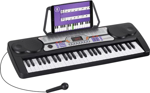 McGrey BK-5410 Keyboard (54 Tasten, 100 Klangfarben, 100 Rhythmen, Lernfunktion, Mikrofon, Netzteil, Notenständer)