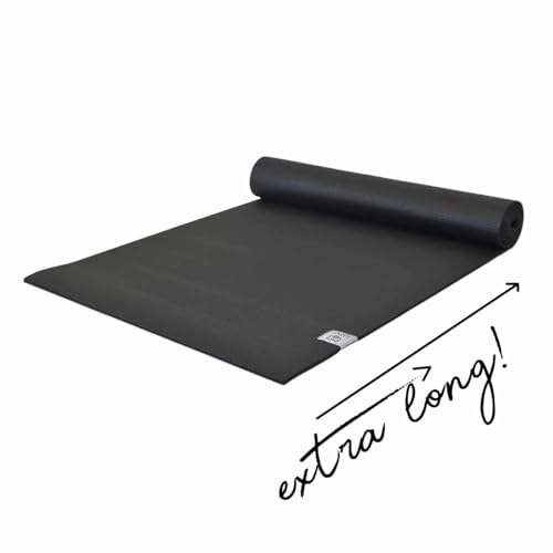 Extra lange Yogamatte | 200 cm lang | 6mm dick (Blau)