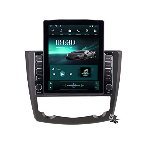 QBWZ Android 9.0 Autoradio, Radio für Renault Kadjar 2015-2019 GPS-Navigation 9,7-Zoll-Kopfhörer mit vertikalem Bildschirm MP5 Multimedia Player Video mit 4G WiFi Carplay