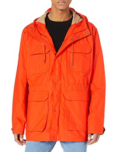 Superdry Mens Mountain Parka Jacket, Bold Orange, M