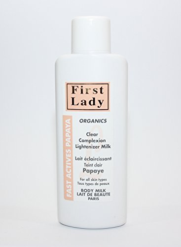 First Lady Organics Papaya Clear Teint Aufheller, Körpermilch, 750 ml – Hautaufhellung