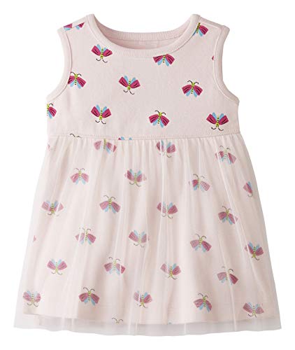 Moon and Back by Hanna Andersson Tulle Dress Freizeitkleid, Schmetterling, 3 Jahre