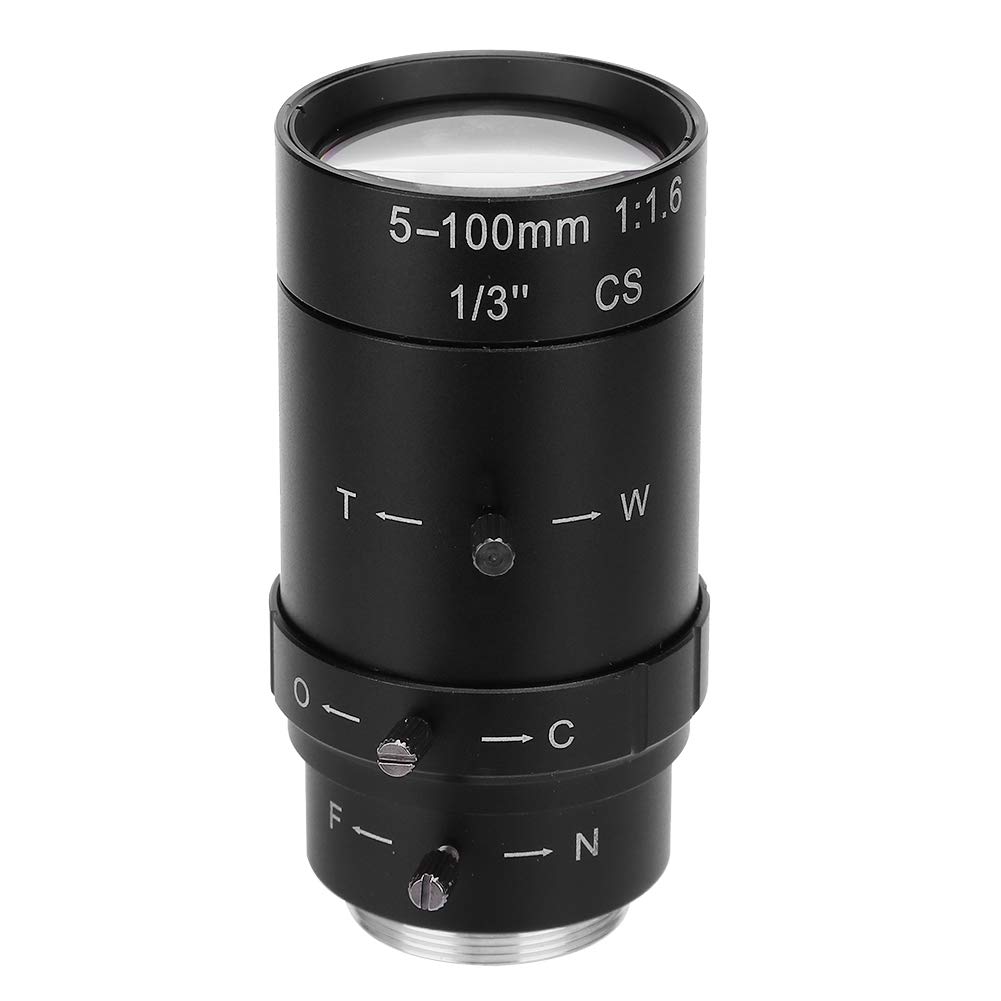 Zoom-Kamera-Objektiv, 1,3 MP, CCTV-Kamera, Aluminiumlegierung, CS-Halterung, 5 – 100 mm, für Sicherheitskamera