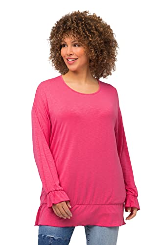 Grosse Grössen T-Shirt, Damen, rot, Größe: 54/56, Polyester/Elasthan, Ulla Popken