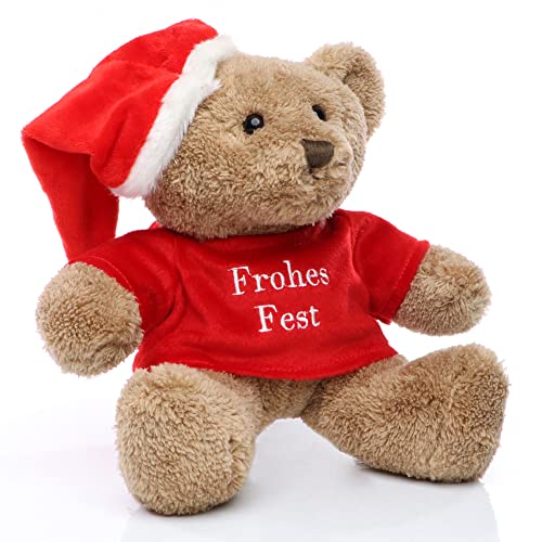 Minifeet Weihnachtsmann Teddybär Santa - Geschenk zu Weihnachten, Nikolaus, Adventskalender