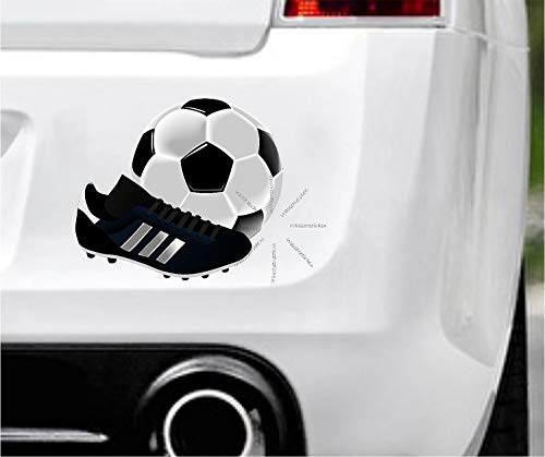 Sticker-Designs 95cm!Klebe-Folie Wetterfest Made-IN-Germany:Fußball-Sport-Football B60 UV&Waschanlagenfest Auto-Aufkleber Profi-Qualität!